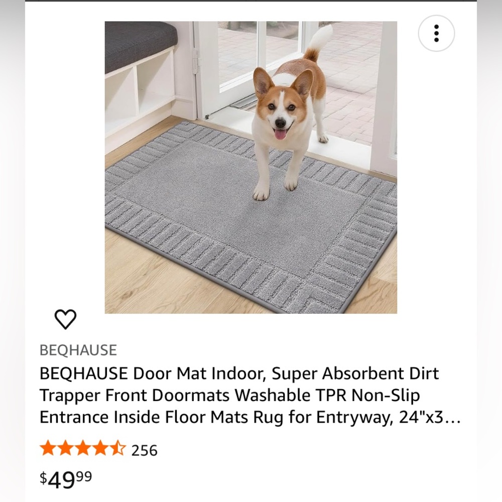 Gray Door Mat
